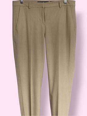 RW&CO Beige Slim Leg Ankle Dress Pants Size 6 Signature Fit Work Office